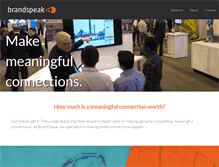 Tablet Screenshot of brandspeak.com